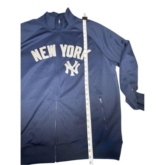 Blue New York Yankees Full Zip Jacket Size XXL - Picture 9 of 11